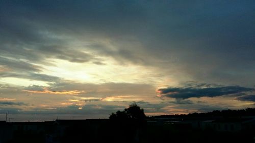 Scenic view of sky at sunset