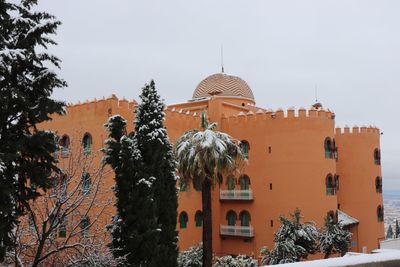 Low angle view of cathedral against sky