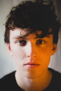 Close-up portrait of young man