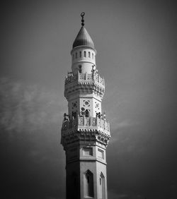 Low angle view of tower of building against sky