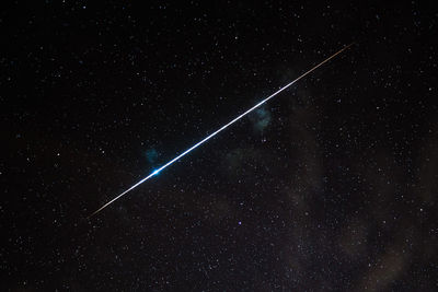 Low angle view of star field