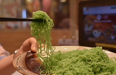 Close-up of food in plate