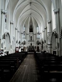 Interior of church