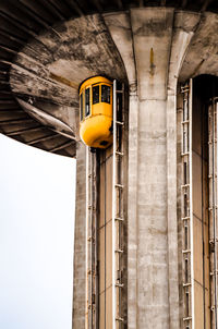 Low angle view of yellow building