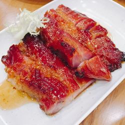 Close-up of food on plate