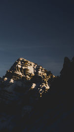 View of rock formations