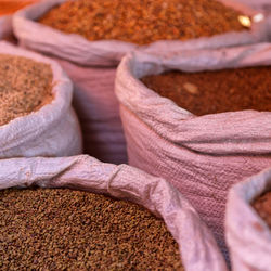 Close-up of messy for sale at market stall