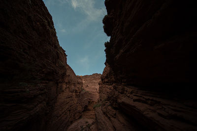 Scenic view of rocky mountains against sky