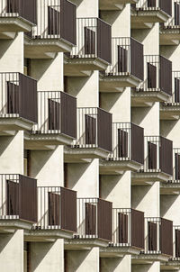 Low angle view of buildings in city