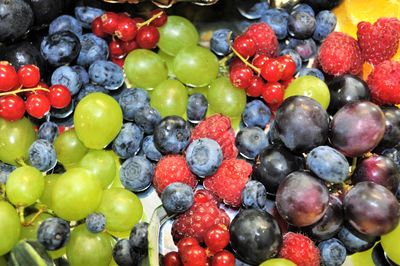 Full frame shot of various fruits