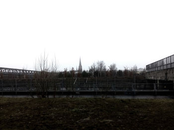 Built structure against clear sky