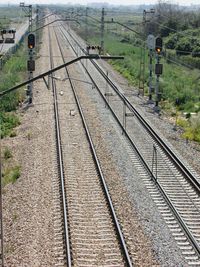 Railroad station platform