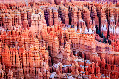 View of rock formation