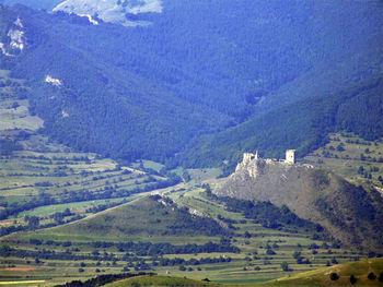 High angle view of landscape