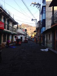 Street amidst buildings in city