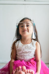 Portrait of cute girl