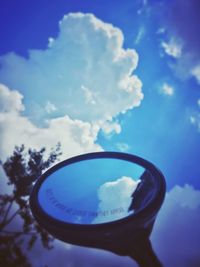 Close-up of blue sky