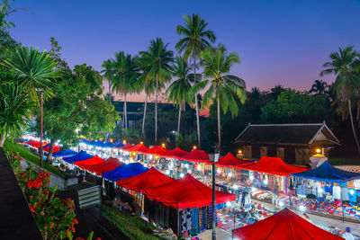 High angle view of townscape against sky