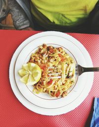 Close-up of food in plate