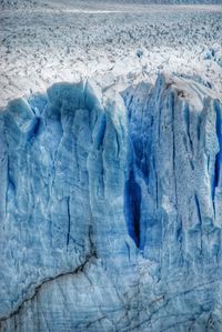 Full frame shot of frozen water