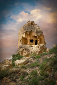 Ruin in the ancient city of zelve. turkey.