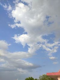 Low angle view of building against sky