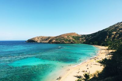 Scenic view of beach