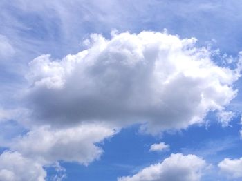 Low angle view of clouds in sky