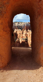 View of rock formation