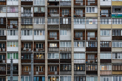 Full frame shot of residential building