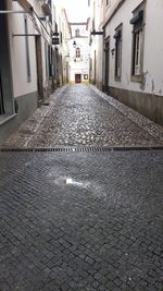 Walkway amidst street