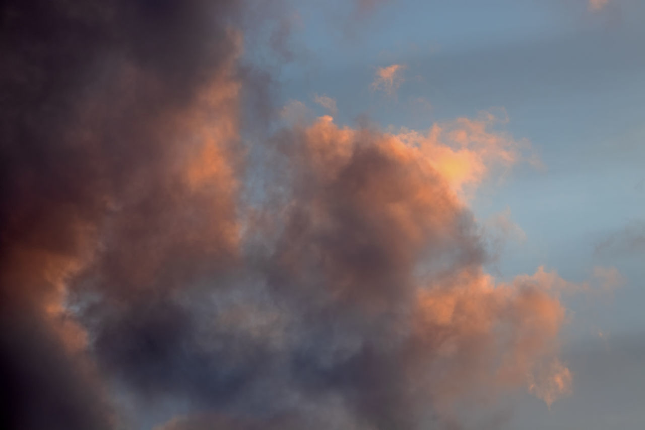 LOW ANGLE VIEW OF RAINBOW IN SKY