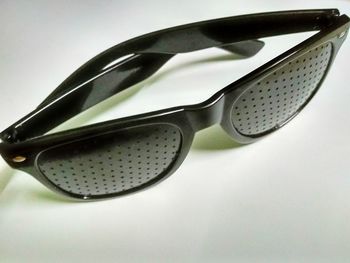 High angle view of sunglasses on table