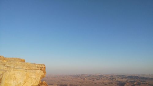 Scenic view of clear sky