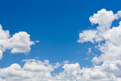 Low angle view of clouds in sky