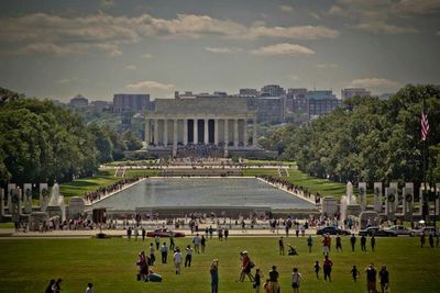 Group of people in park
