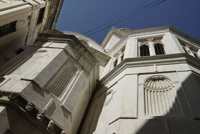 Low angle view of building against sky