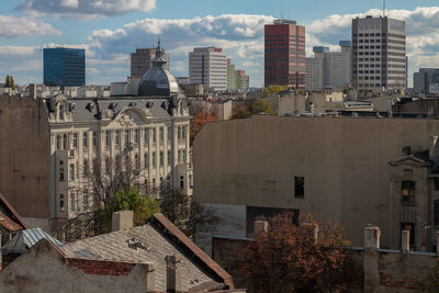 Buildings in city