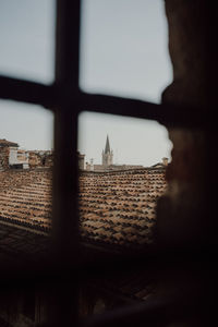 Low angle view of window