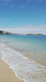 Scenic view of beach