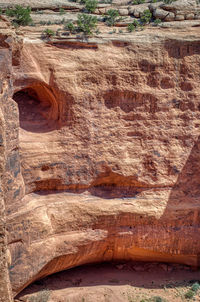 View of rock formation