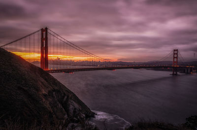 Golden gate sunrise