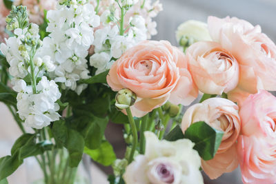 Close-up of rose bouquet