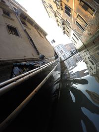 Reflection of buildings in canal