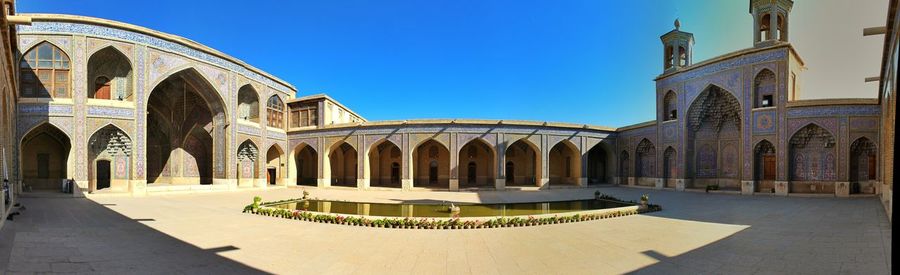 Arcade of historical building