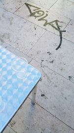 High angle view of swimming pool