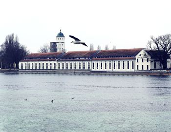 View of buildings at waterfront