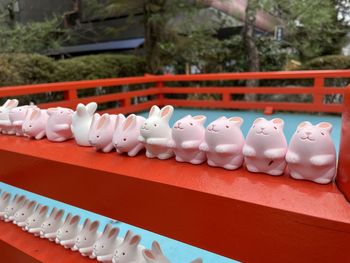 Okazaki shrine in kyoto with a theme of rabbit