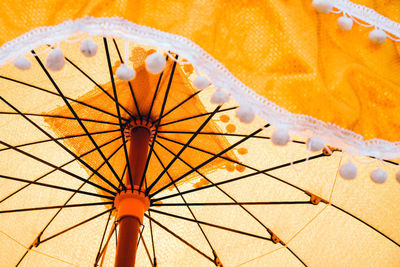 Close-up of umbrella