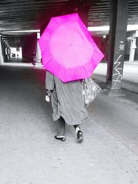 Close-up of woman standing in pond